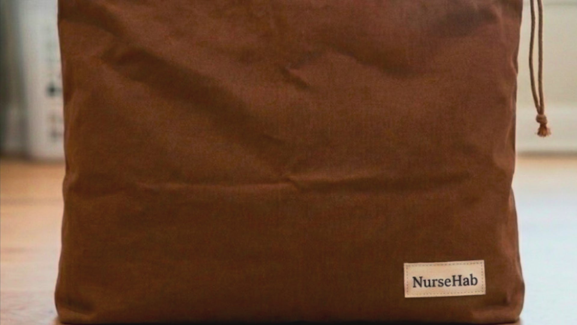 NurseHab laundry bag with logo